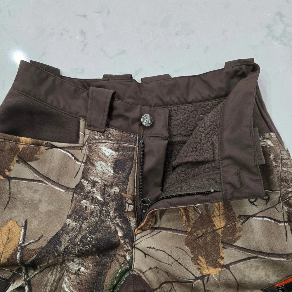 Under Armour Storm Ayton Fleece Hunting Pants Youth Medium Realtree Xtra Camo